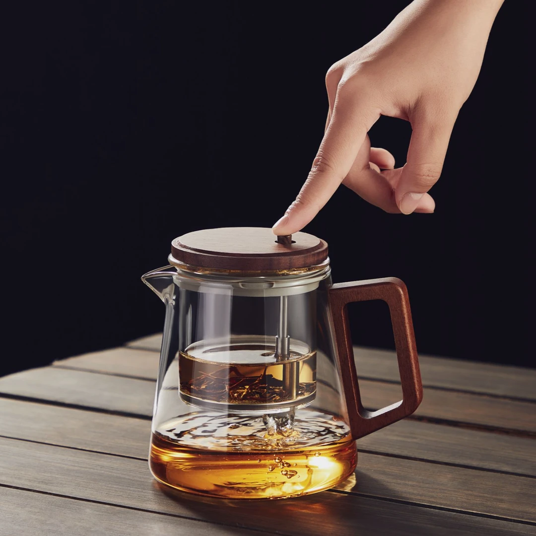 飘逸杯泡茶壶茶水分离磁吸过滤冲泡茶神器内胆泡茶杯家用茶具