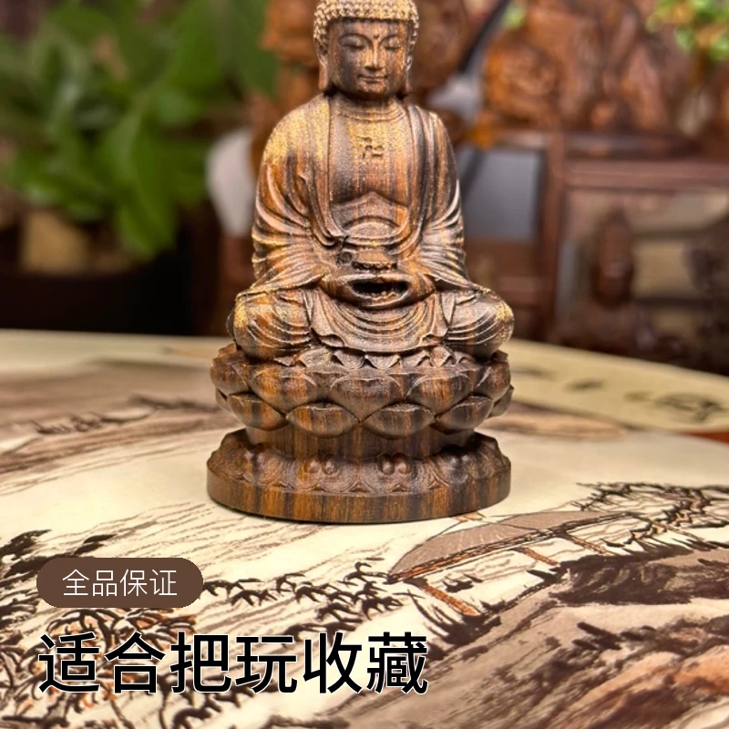 天然印尼达拉干（大日如来）全身雕摆件手把件