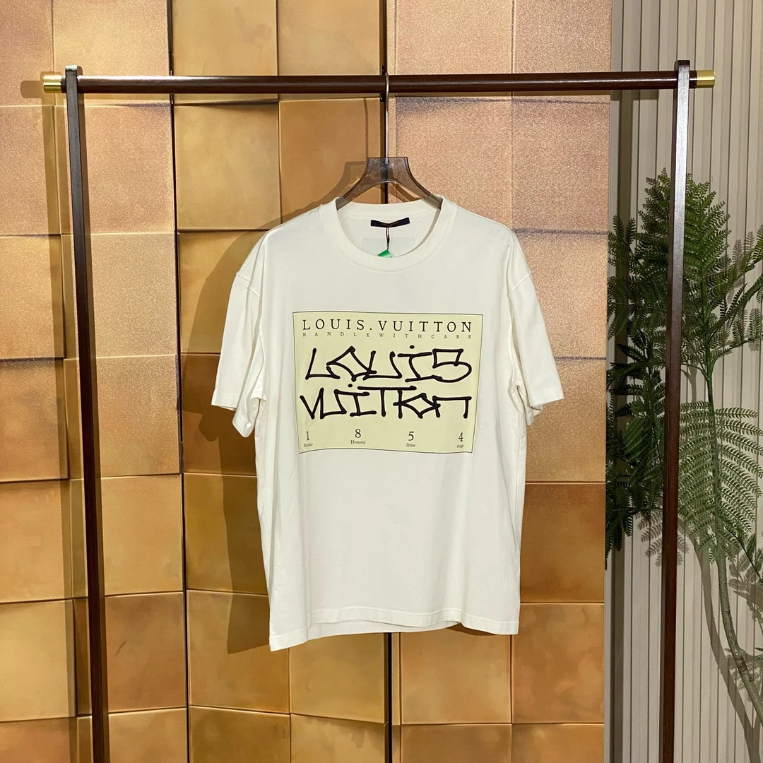 Louis Vuitton 1854刺绣涂鸦logo短袖/xl码/99新/24889