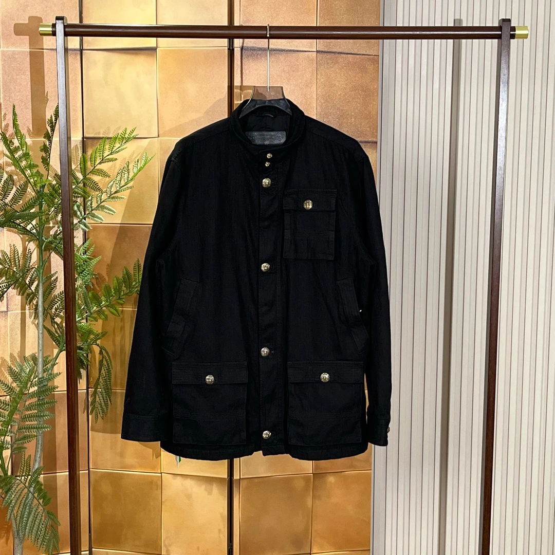 Chrome Hearts 爆款M65银扣工装夹克外套/xl码 大码/99新/23326