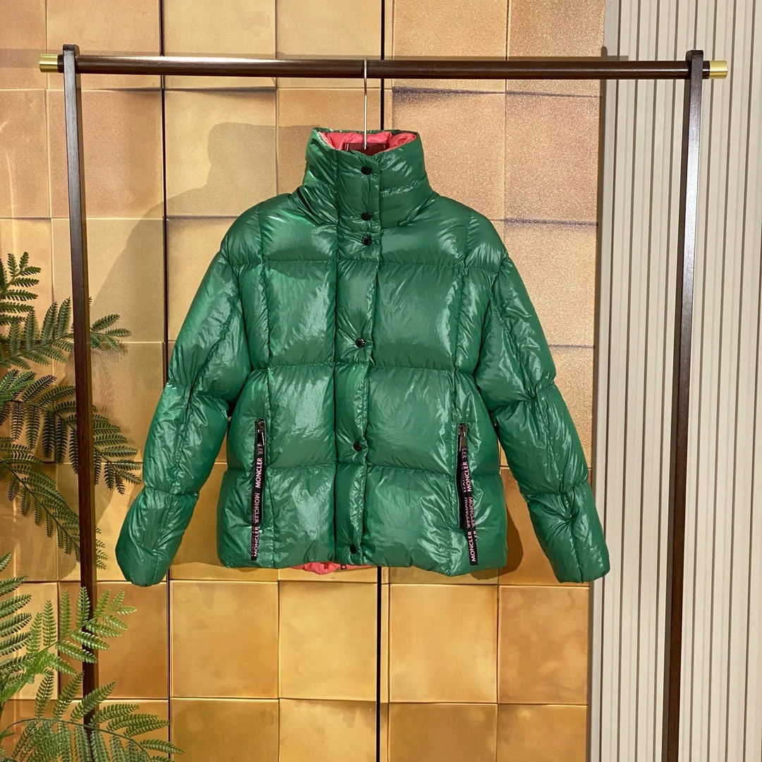 Moncler parana撞色亮面刺绣徽标logo羽绒/0码99新帽子遗失/28055