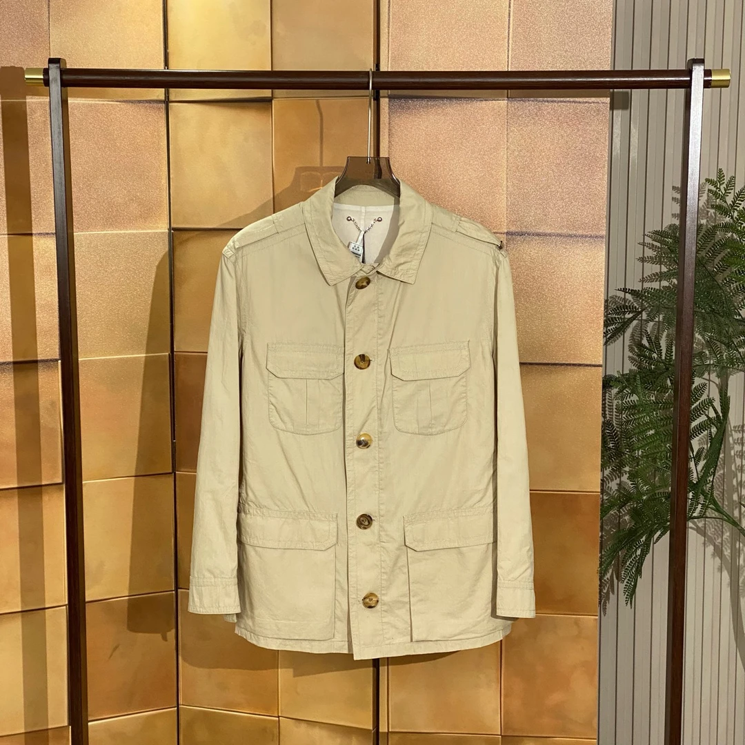 Louis Vuitton lv卡其色工装外套/48码/98新/女20883