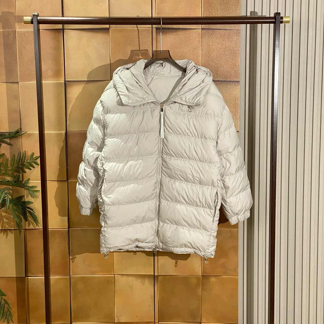 Moncler Guerledan 23ss新款米白色双面穿羽绒服/1码/99新/26614