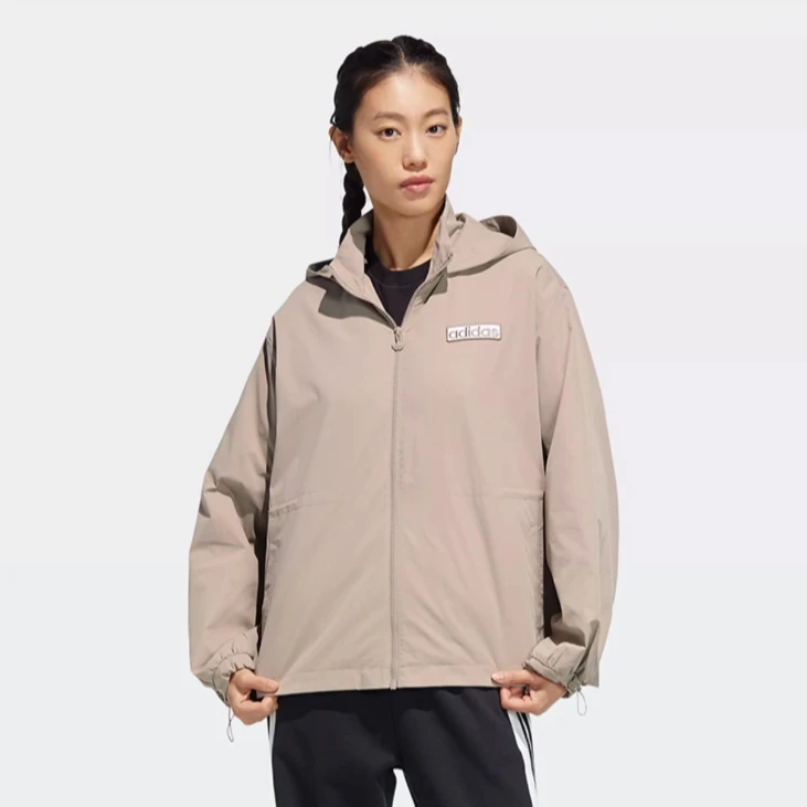 阿迪达斯 三叶草 运动连帽夹克外套 HH9461 R