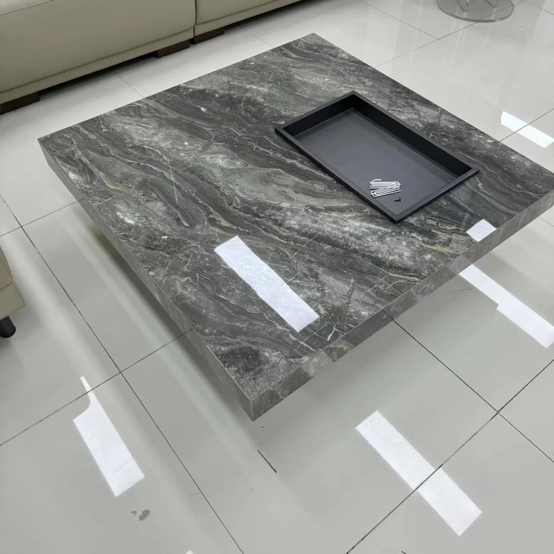 【福利展厅清样品】T-328岩板茶几（微瑕）年末展厅清样福利品