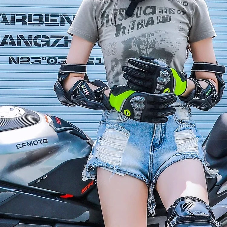 摩爵仕m30摩托车骑行手套夏季男女通用透气碳纤维机车防摔四季款