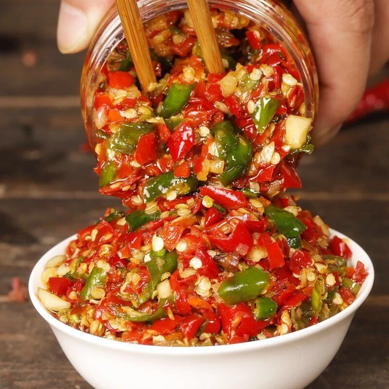 湖南特产剁椒辣椒酱超辣特辣蒜蓉青红剁椒酱开胃下饭辣椒酱香辣