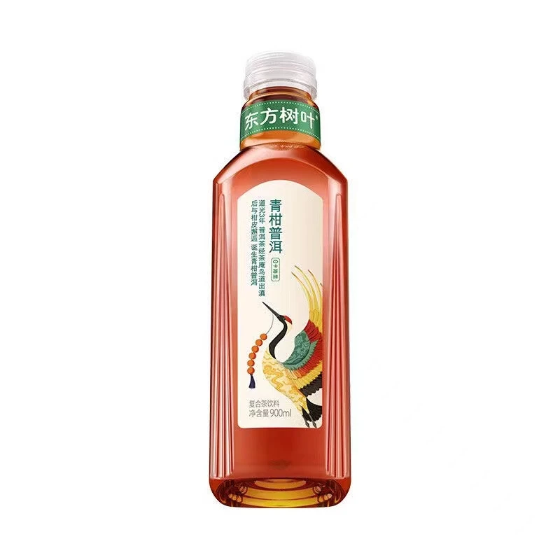 东*方*树*叶青柑普洱茉莉花茶900ml 到手4瓶