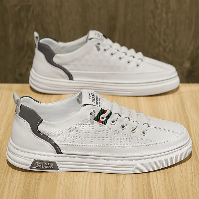 【专柜正品】男士秋季运动休闲板鞋时尚百搭软底小白鞋一脚蹬透气