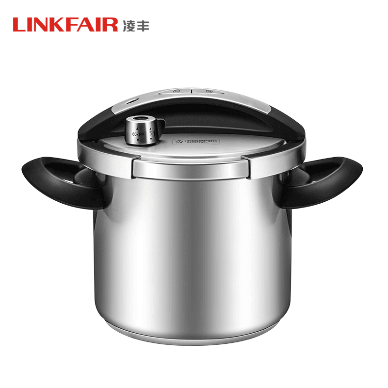 LINKFAIR/凌丰高压锅不锈钢蒸锅7升大容量多功能多用炖肉微压