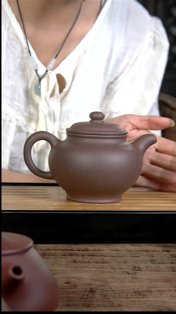 【闪购商品】紫砂茶壶lw  粗砂天青 掇只