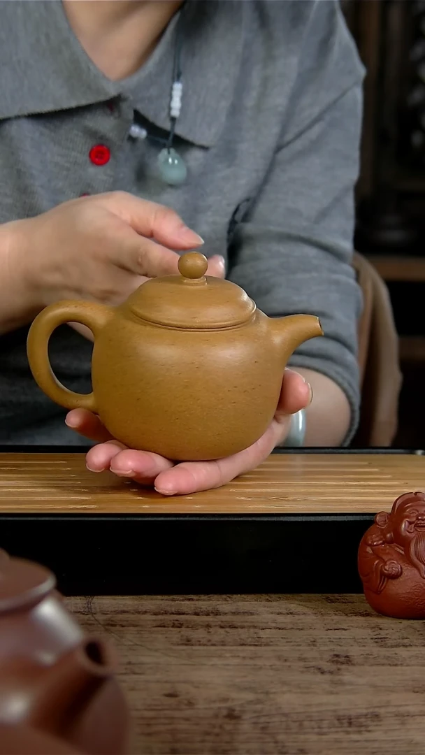 【闪购商品】紫砂茶壶粗砂  黄金段  匏尊