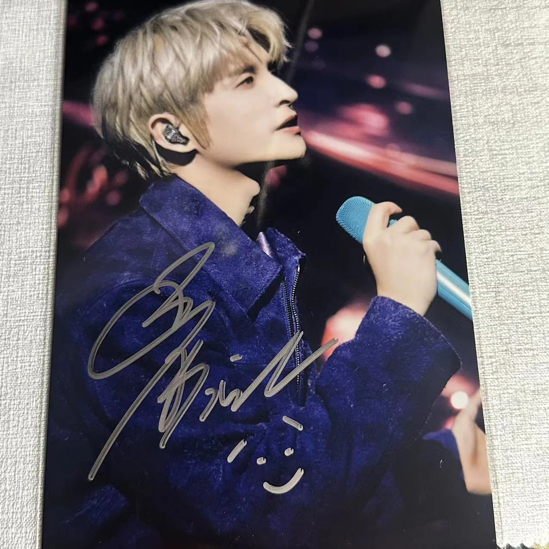 张远亲笔签名照6寸 保真非印刷周边收藏送同学朋友闺蜜应援礼物