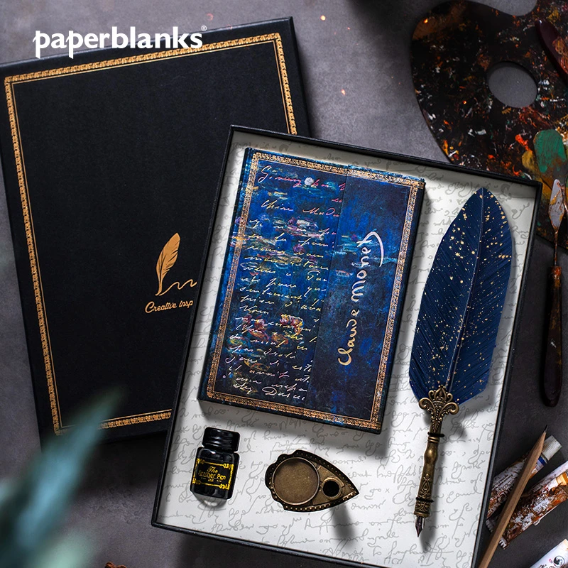【小天哥专属】paperblanks佩兰克创作灵感礼盒笔记本本子手账套装