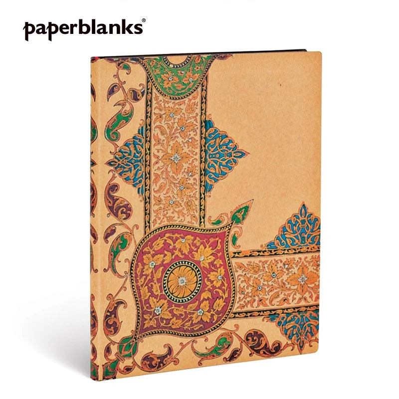 【停产】paperblanks软皮里昂系列白底佩斯利记事本手帐本