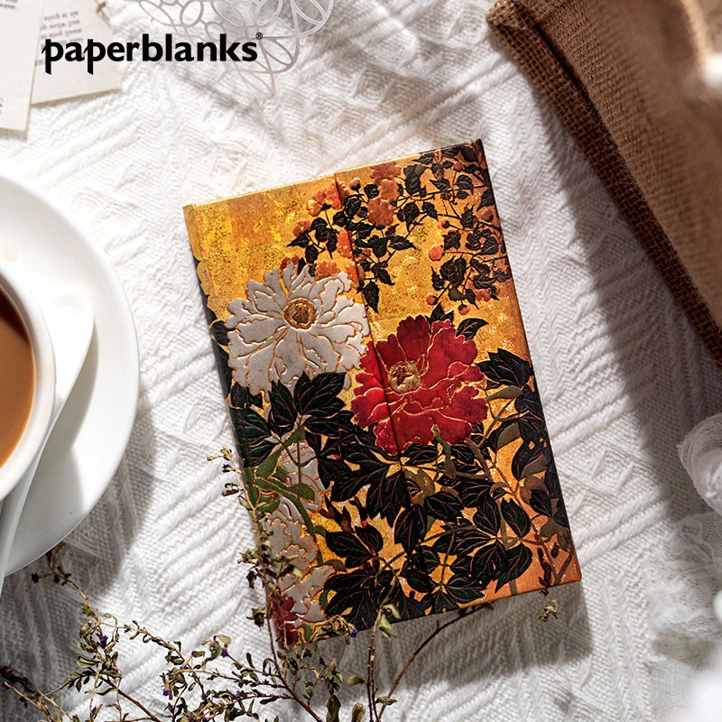 【23年秋季】paperblanks琳派花艺系列夏花中国水墨画笔记本本子