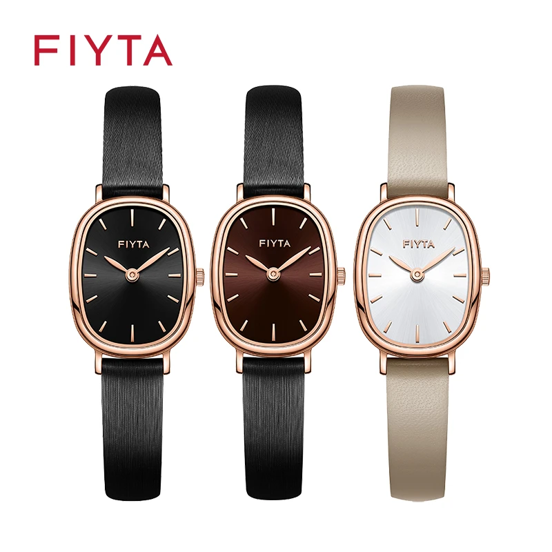 飞亚达倾城系列小可可椭圆石英女士腕表-达人专属