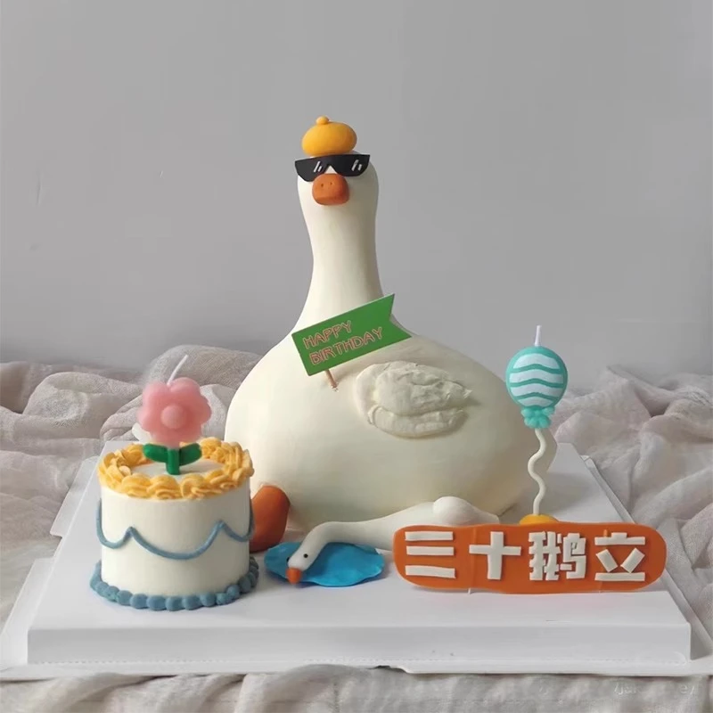 团购三十而立生日蛋糕网红大鹅30岁男女士款定制全国同城免费配送
