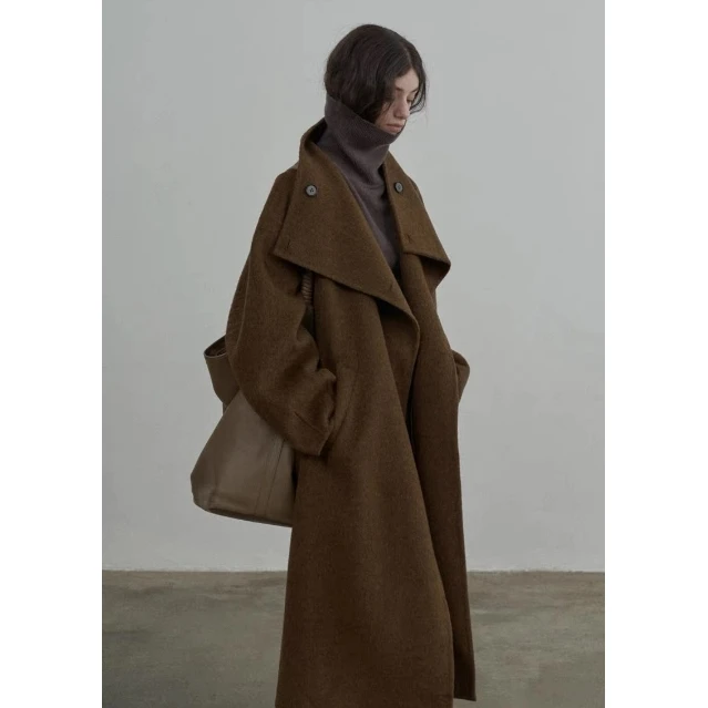 【大哈专属】秋冬时尚新款保暖羊大衣2357