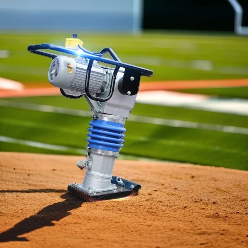 明途机械冲击夯立式路面地面地基重型压实机220v电动打夯机