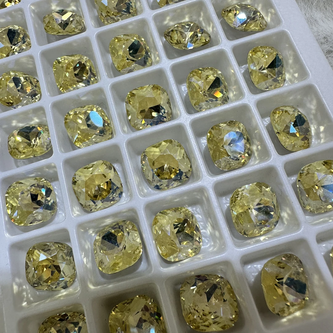 瑶哥定制-1:1进口K9柠檬黄月光10X10肥方（2颗）