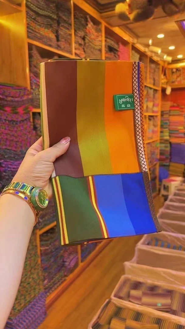 2024新款民族风百搭藏式羊毛苦鲁邦典