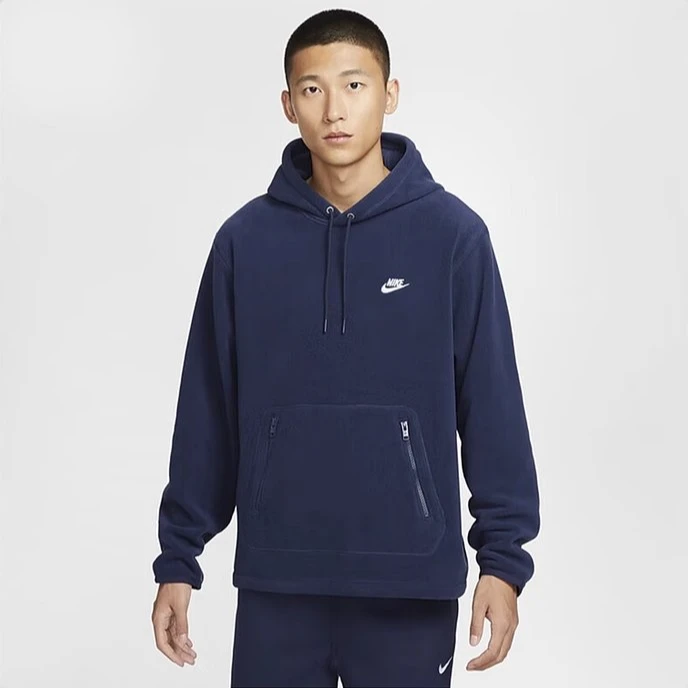 【滔搏联动】NIKE耐克男子CLUB WINTERIZED PO HOO套头衫FZ0661-410