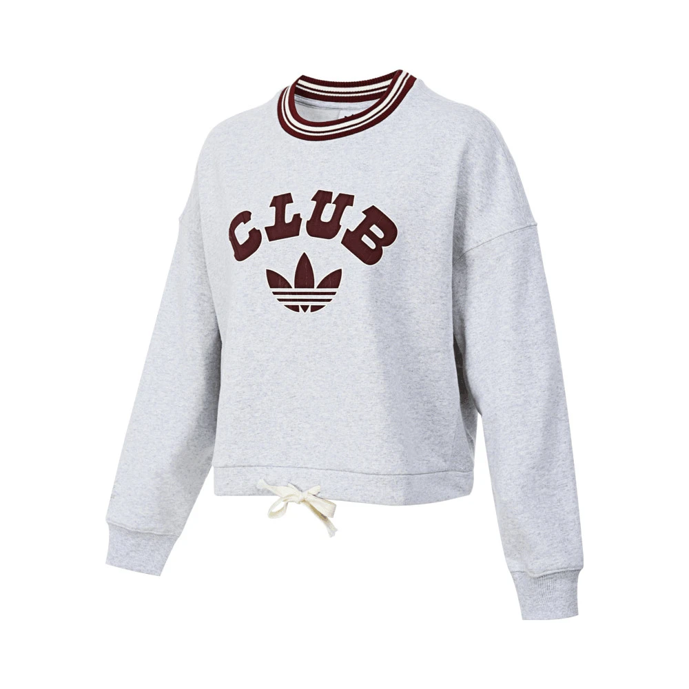 【滔搏联动】adidas阿迪达斯女子VRCT CREW W2针织圆领套衫JD6376
