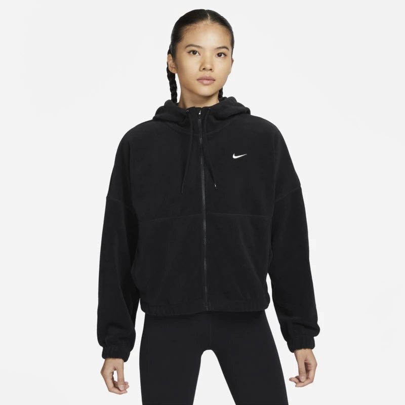 【滔搏联动】Nike女子 W NK ONE TF FZ HOODIE POLAR外套FB5639-010