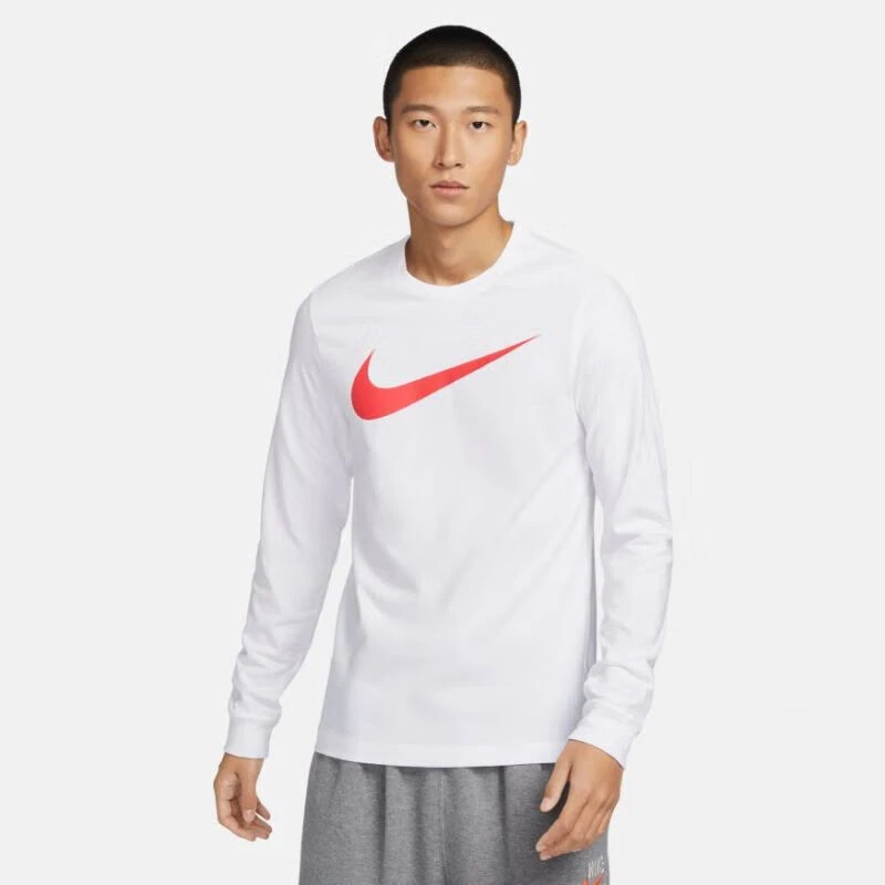 Nike耐克男子AS M NSW TEE LS FRAN ICON SWSH 长袖T恤DZ2988-100