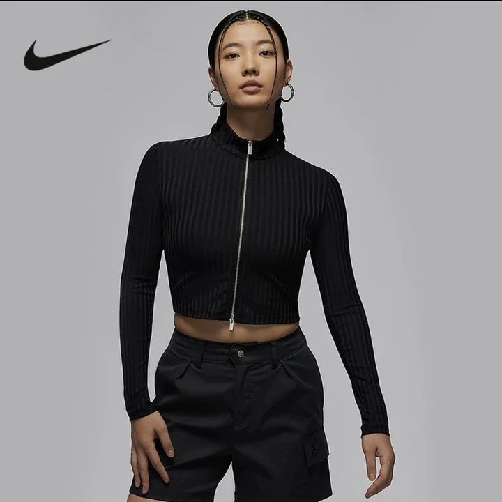 【滔搏联动】NIKE耐克女子运动透气舒适长袖针织衫-FV7186-010