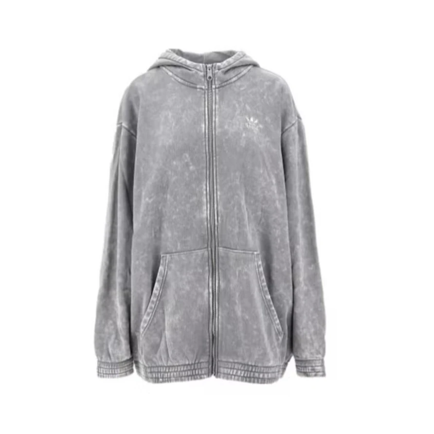 【滔搏联动】Adidas Originals女子WASH ZIP HOOD针织外套IY8039