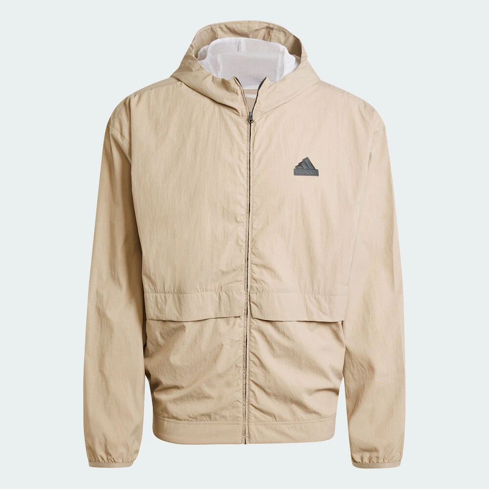【滔搏联动】adidas阿迪达斯男女春夏拒水拒风工装感梭织外套IS9284