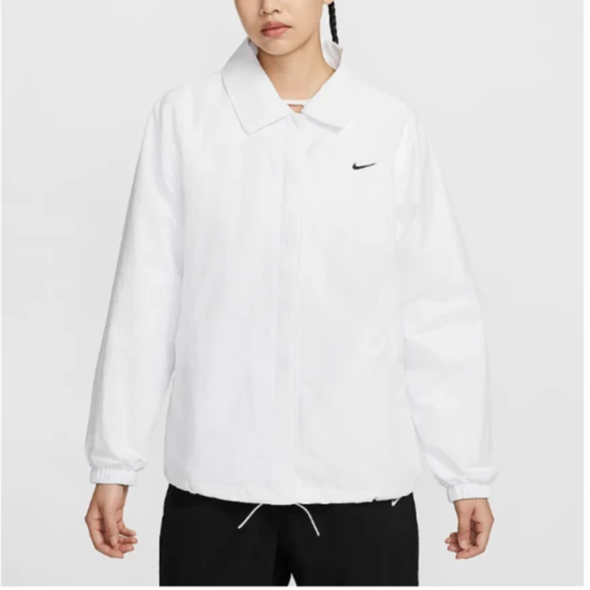 【滔搏联动】Nike耐克男女防晒防风拒水大勾雪花白外套FV7561-100