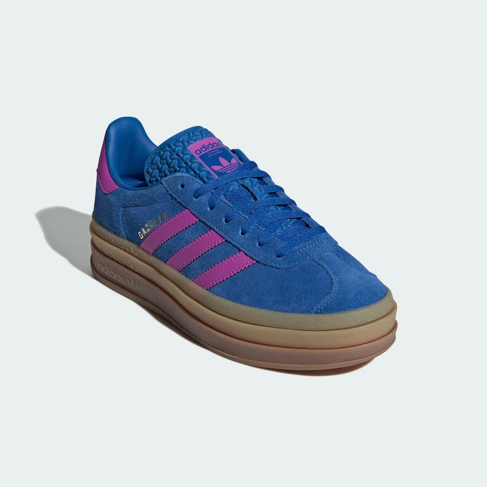 【滔搏联动】adidas叶草女鞋2GAZELLE经典厚底运动板鞋IG4367