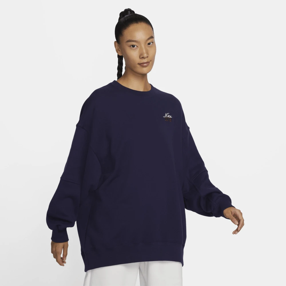 【滔搏联动】nike耐克女子AS W NSW FLC GX CREW 套头衫FV8444-555