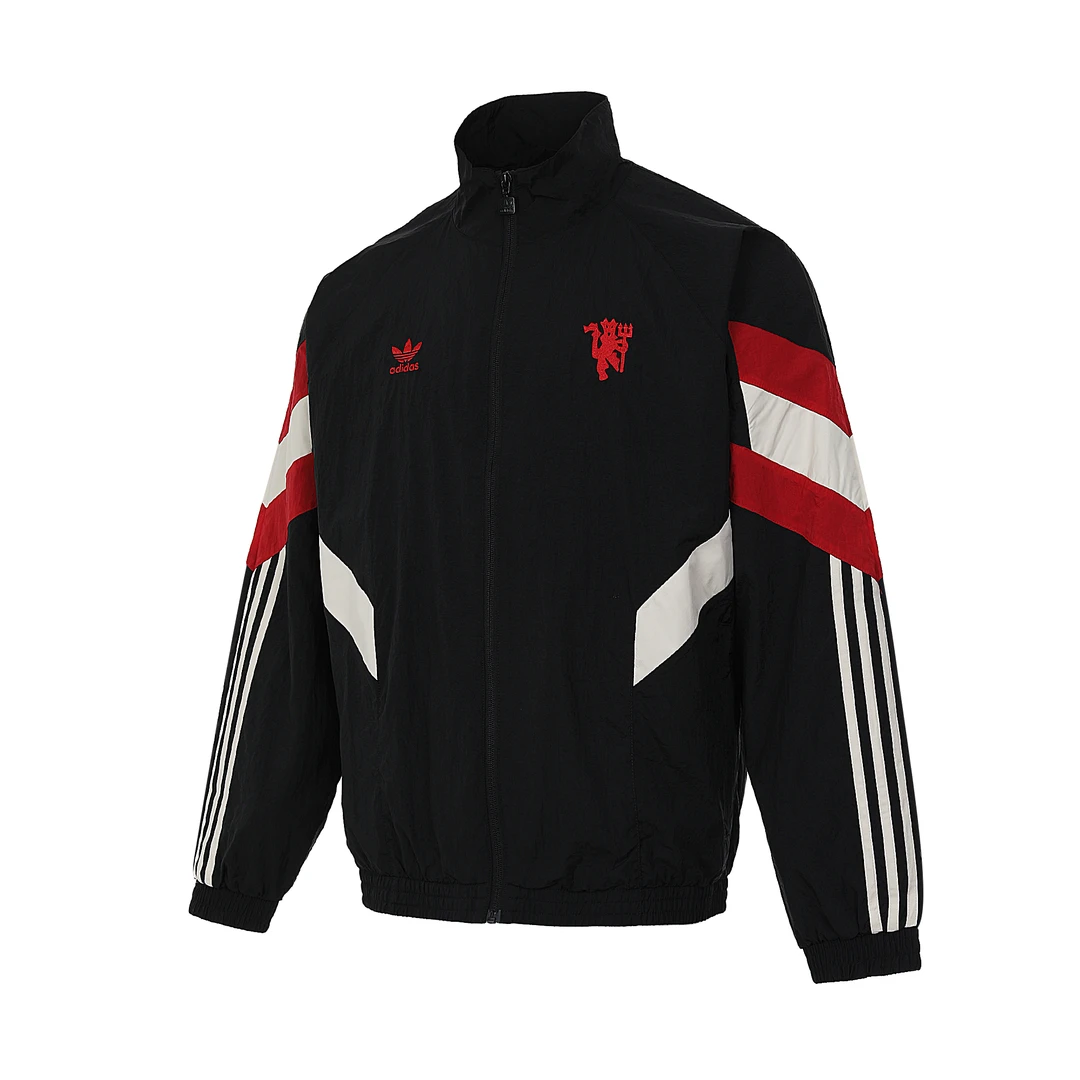 【滔搏联动】adidas阿迪达斯男女MUFC OG TT玩球穿搭梭织外套IS6525