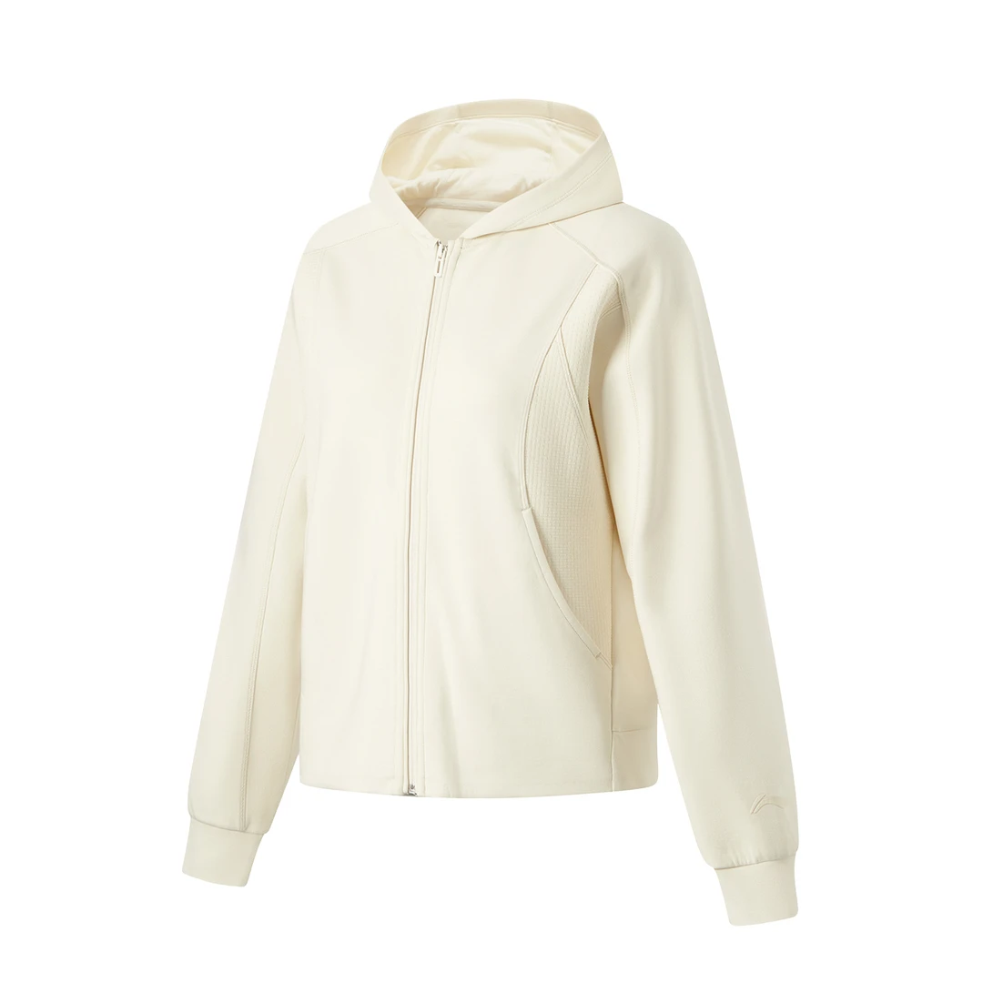 【滔搏联动】LI-NING李宁女子连帽针织外套AWDU158-6