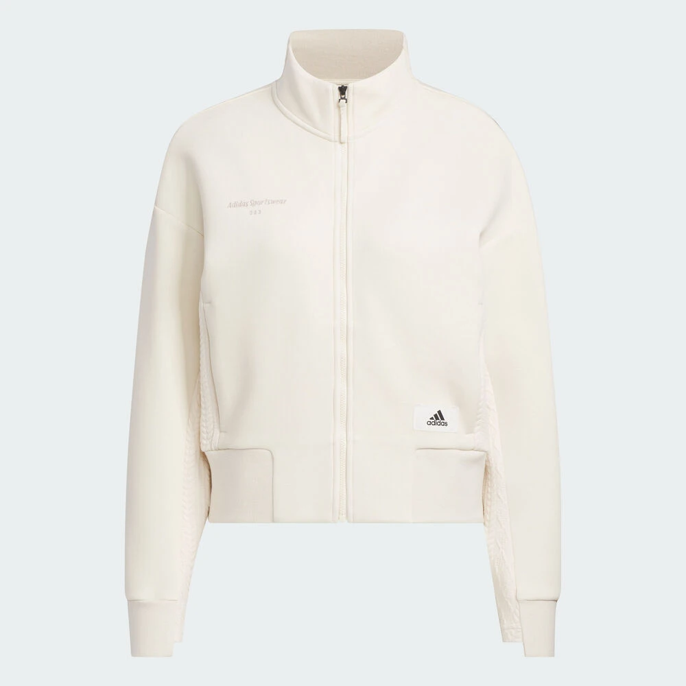 【滔搏联动】adidas阿迪达斯女子LOUNGE DK JKT针织外套IP0758