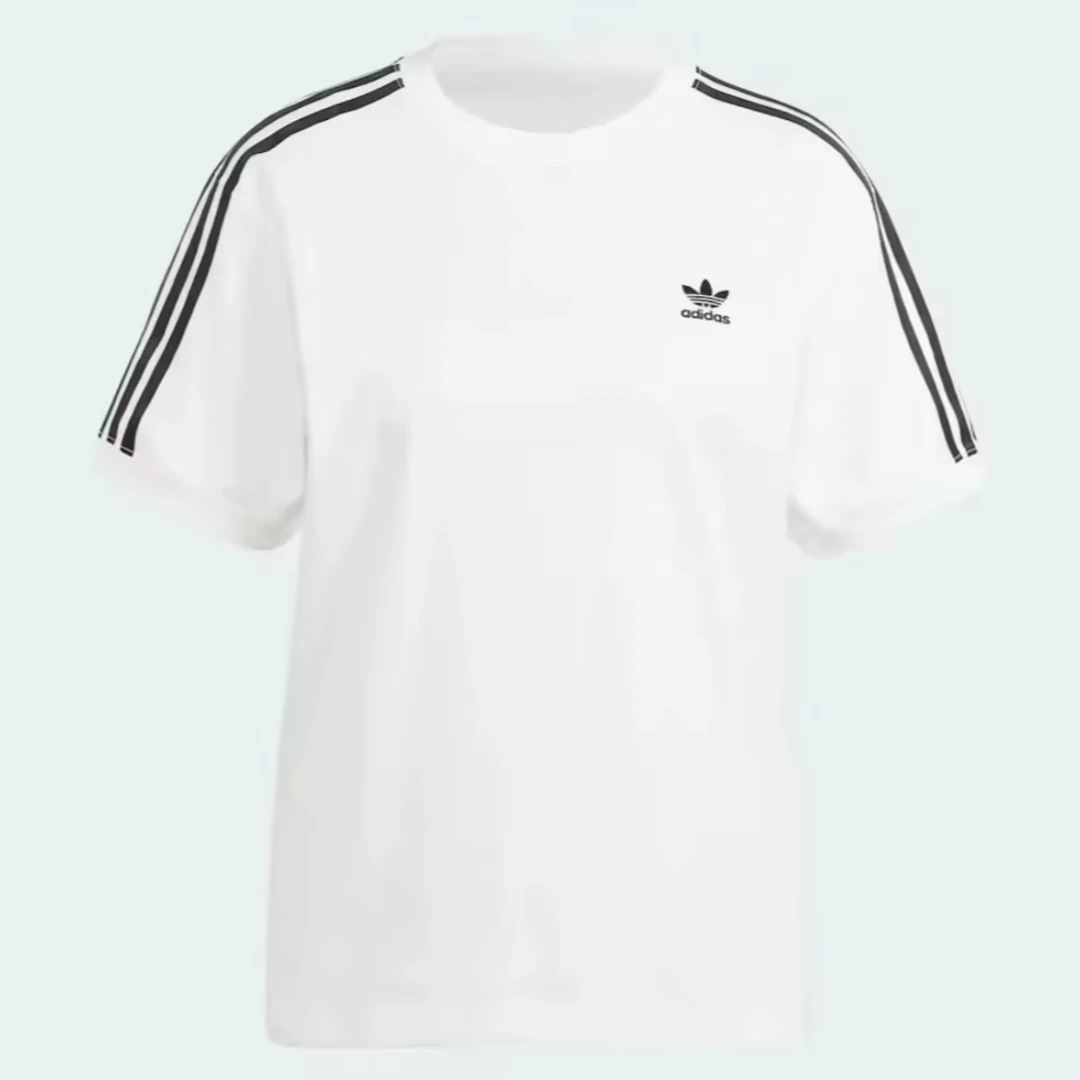【滔搏联动】Adidas阿迪达斯运动白色休闲夏季圆领短袖IR8051