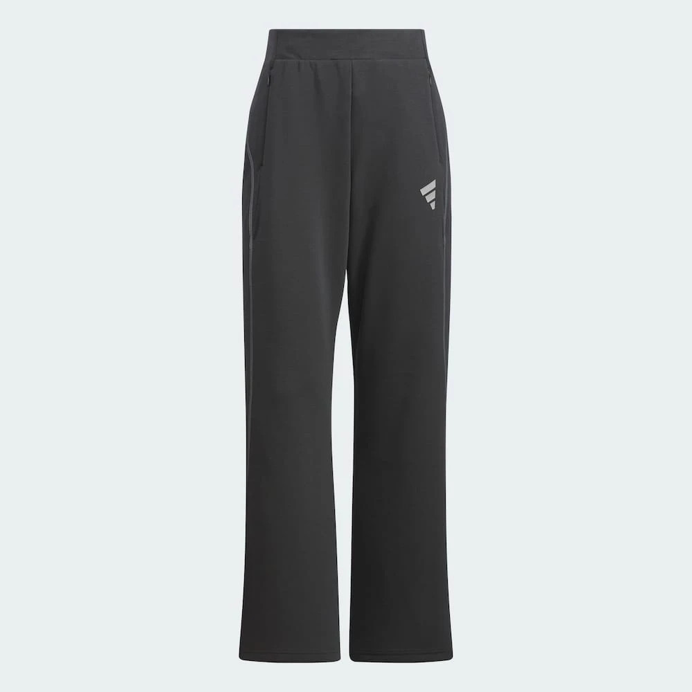 【滔搏联动】Adidas女子透气休闲宽松喇叭裤JM6203