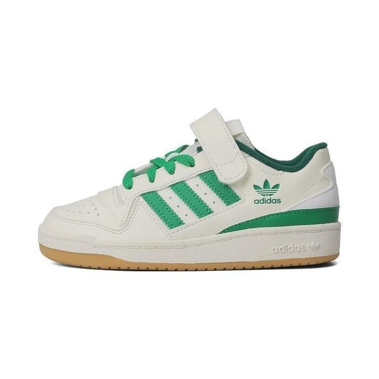 adidas Originals阿迪三叶草新款中童FORUM LOWC低帮休闲鞋IG0720