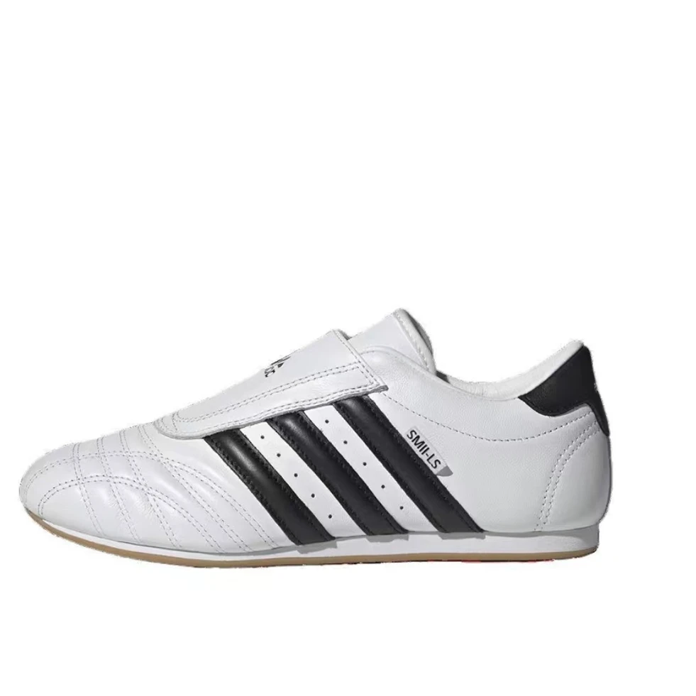 【滔搏联动】adidas/阿迪达斯 NYLON SAMBA 男女训练鞋 白黑 JQ4774