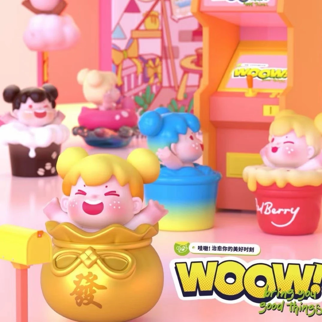 【拆盒】WOOW哇嗷治愈你的美好时刻萌粒系列可爱摆件