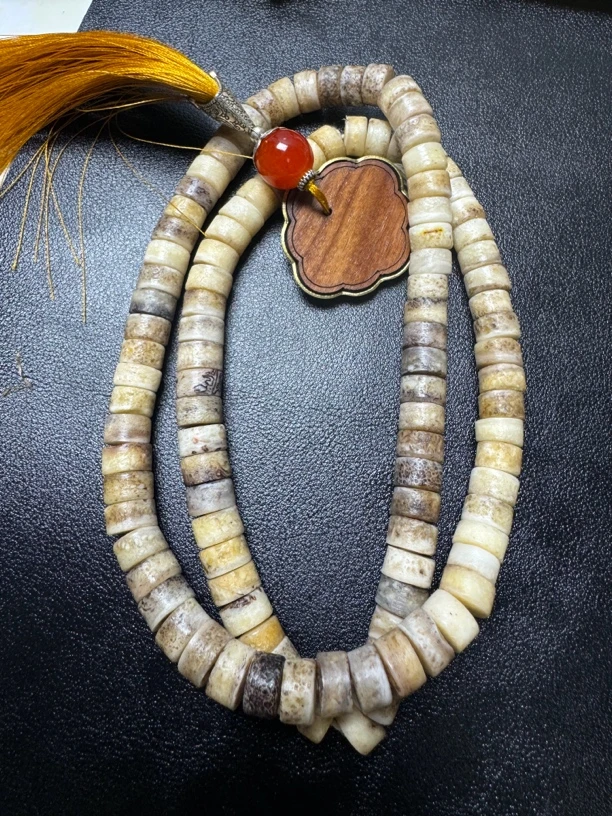 牙骨斋 文玩 鹿长串108 直播挑选为主