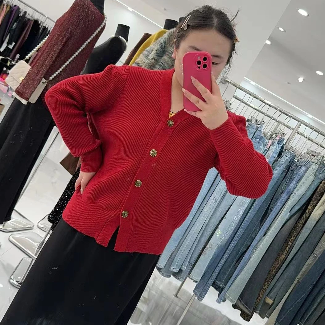 【欢姐推荐】1618新款时尚简约百搭休闲减龄气质舒适小众毛衣