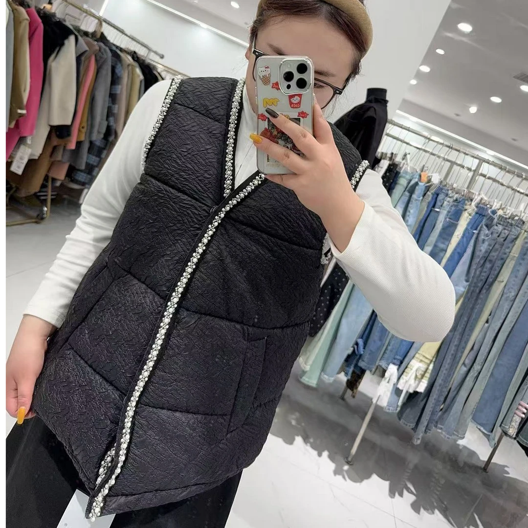 【欢姐推荐】8911新款时尚气质百搭女士秋冬马夹