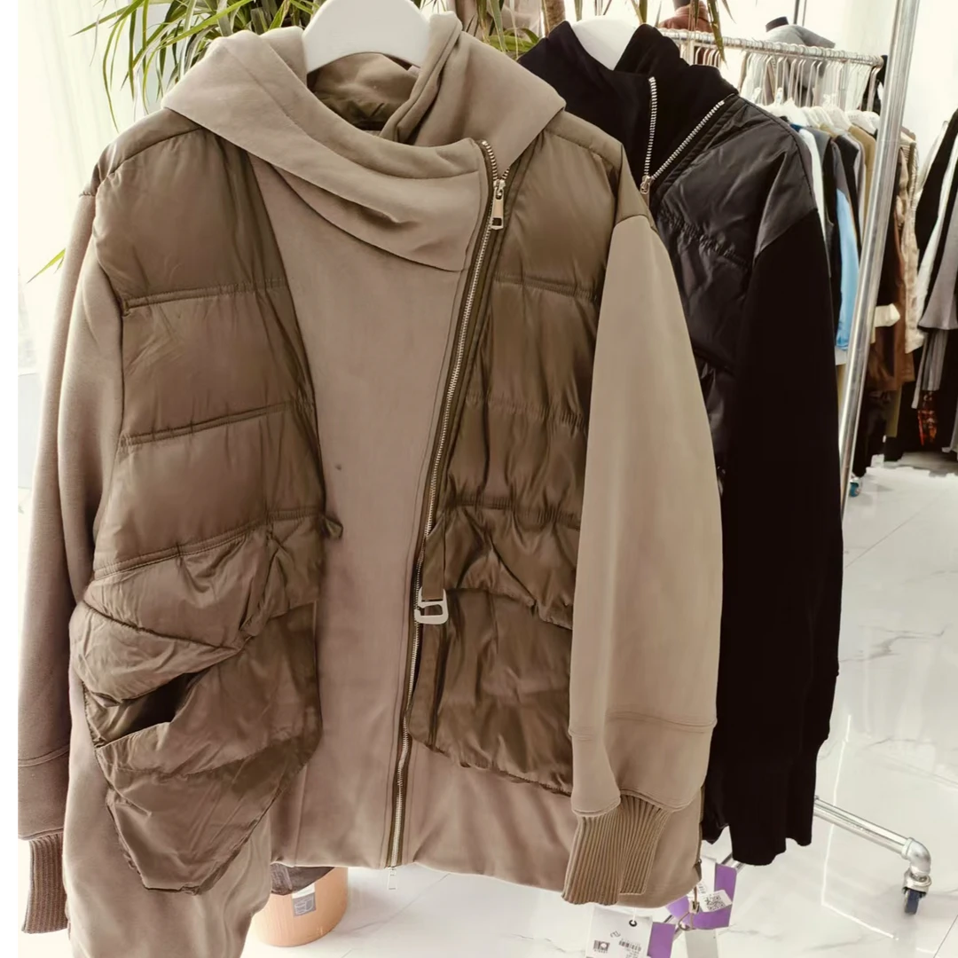 35115大码宽松百搭棉服