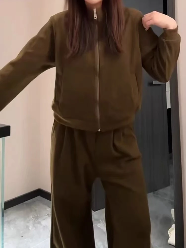 【欢姐推荐】5605新款时尚气质百搭女士秋冬套装