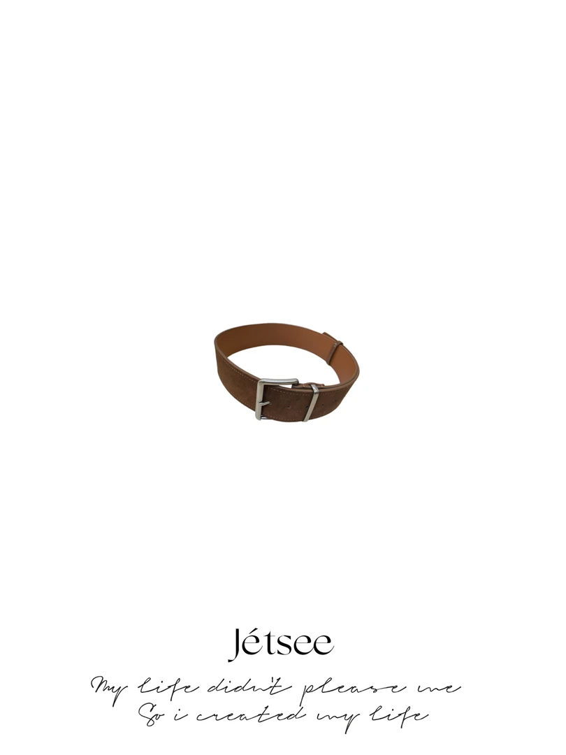 【审美积累】复古麂皮腰带 S20702